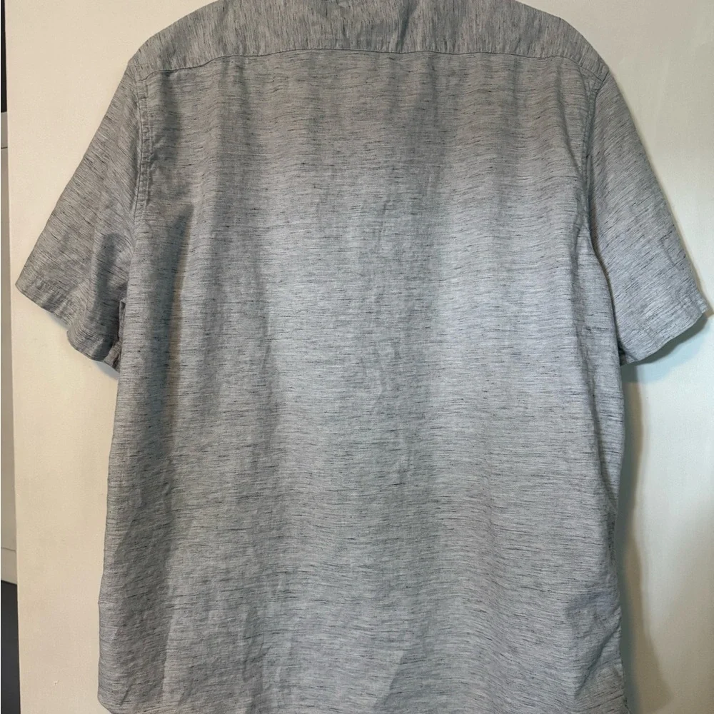 Banana Republic Gray Casual Button Down Shirt slim fit